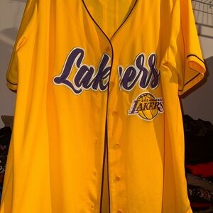 Source Unknown Yellow Lakers Short Sleeve Tee